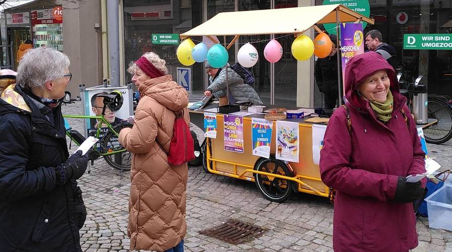Foto der Sancta Carla für die Aktion zur Wahl 2024
